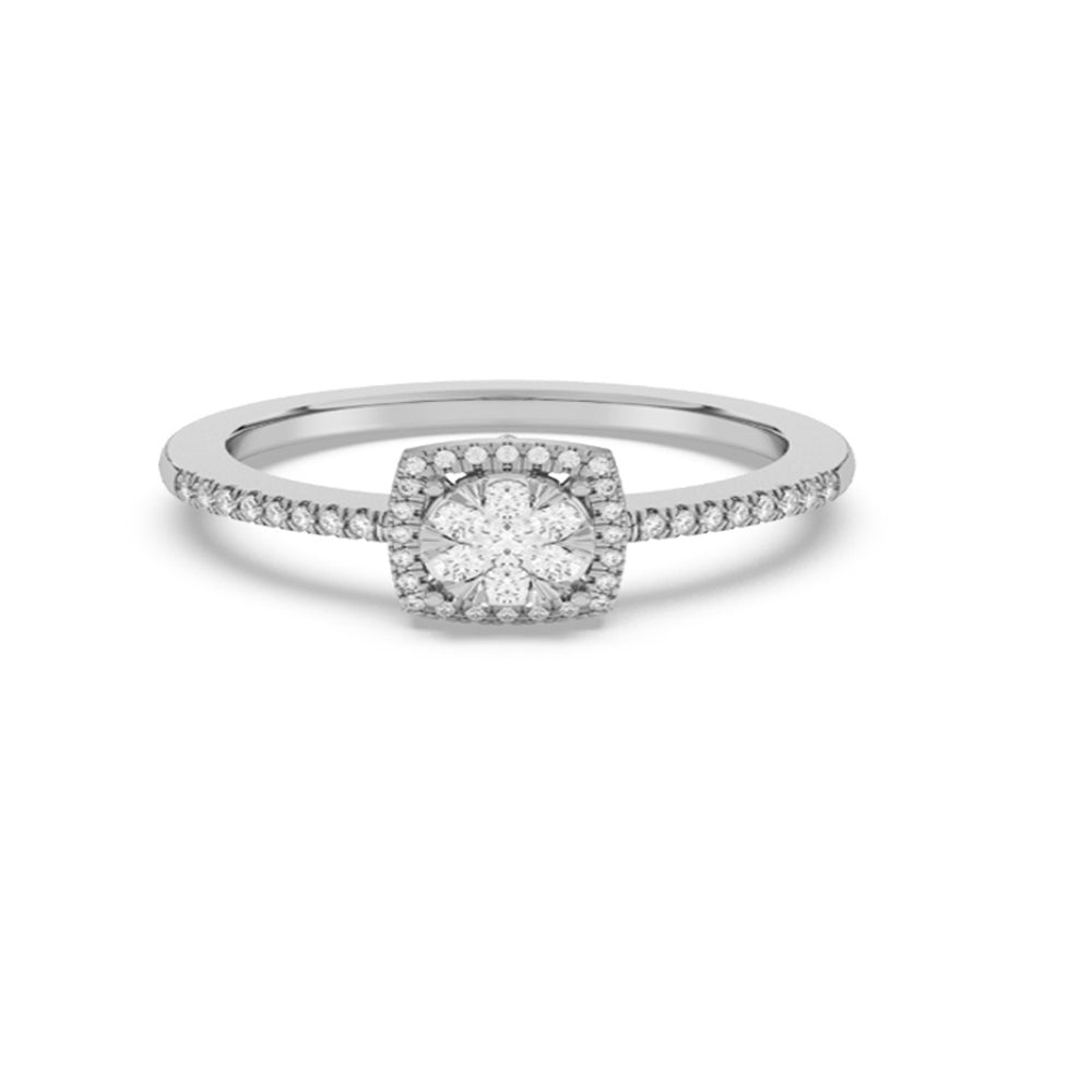 SPECIAL! .25ct G SI 14K White Gold Diamond Engagement Ring Size 6.5