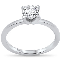 SPECIAL! .75ct G SI 14K White Gold Round Diamond Solitaire Ring Size 6.5
