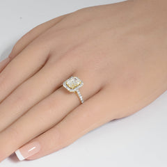 SPECIAL! 1.46ct G SI Center 1ct 14K Yellow Gold Radiant Diamond Engagement Ring