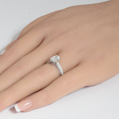 SPECIAL!1.79ct G SI 14K White Gold Oval Shape Diamond Engagement Ring Size 6.5