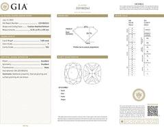 SPECIAL! 2.00CT F VS2  GIA CERTIFIED Cushion Modified Brilliant Radiant Cut Natural Diamond
