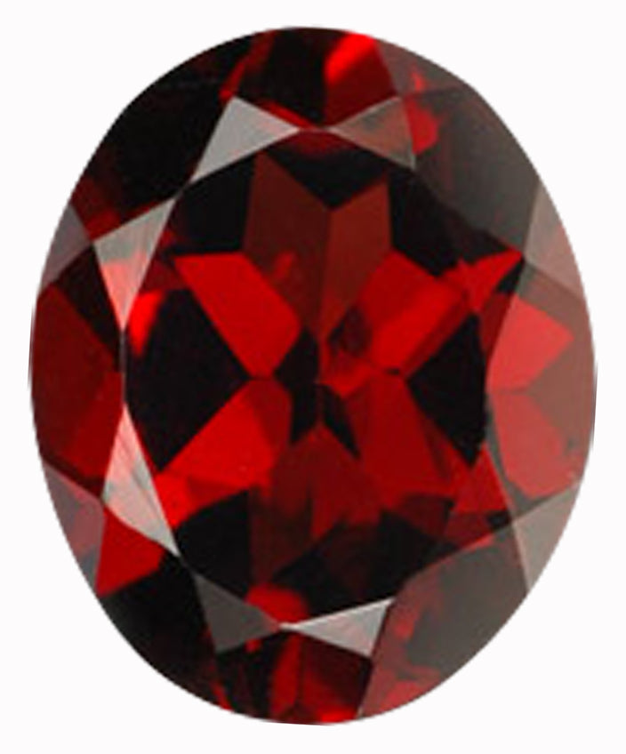 Click to view Oval shape Garnet loose Gemstones variation