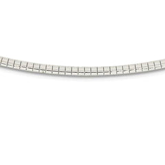 CLOSEOUT 20% OFF! 3MM .925 Sterling Silver Omega Necklace Chain 16-18" Available NEW