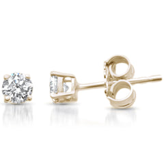 SPECIAL! .50ct G SI 14K Yellow Gold  Diamond Solitaire Stud Earrings