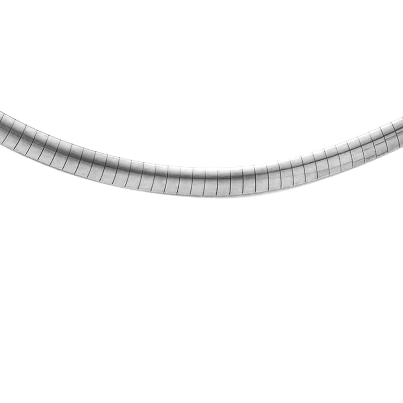 CLOSEOUT 20% OFF! 4MM .925 Sterling Silver Omega Necklace Chain 16-18" Available NEW