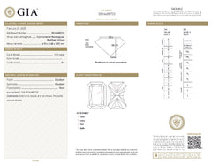 SPECIAL! 1.01ct I-SI1 GIA CERTIFIED 14K White Gold Radiant Cut Diamond Solitaire Ring Band Size 7
