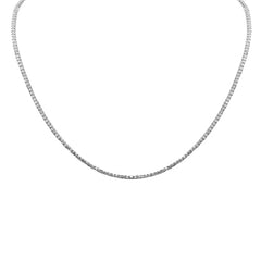 SPECIAL! 1.99ct G SI 14K White Gold Round Diamond Tennis Necklace 14+2" Ext