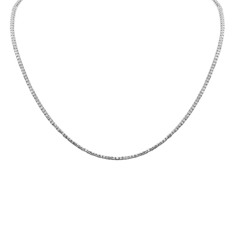 SPECIAL! 1.99ct G SI 14K White Gold Round Diamond Tennis Necklace 14+2" Ext