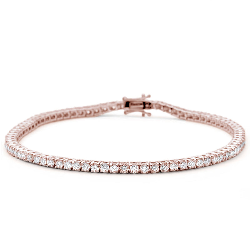 SPECIAL! 1.02ct 14K Rose Gold Diamond Tennis Bracelet 7"