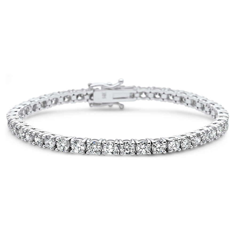SPECIAL! 8.72ct 14K White Gold Diamond Tennis Bracelet 7"
