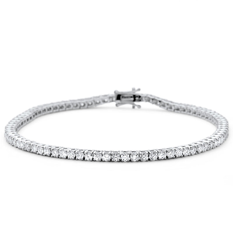 SPECIAL! .98ct 14KT White Gold Diamond Tennis Bracelet 6.1"