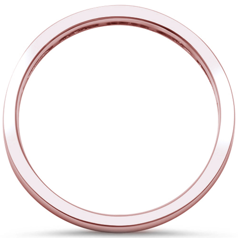DIAMOND  CLOSEOUT!   .25ct Channel Set 14kt Rose Gold Baguette Diamond Wedding Anniversary Band