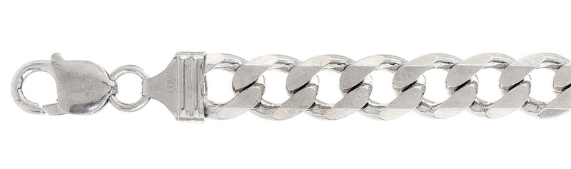 300-11.8MM Flat Curb Chain Made in Italy Available in 8"- 32" inches NEW