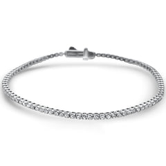 DIAMOND CLOSEOUT!  2.00ct G SI 14KT White Gold Diamond Tennis Bracelet 7"