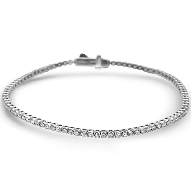 DIAMOND CLOSEOUT!  2.00ct G SI 14KT White Gold Diamond Tennis Bracelet 7"