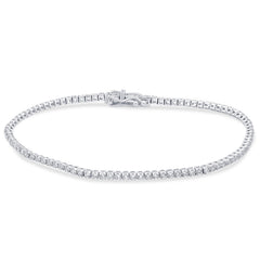 SPECIAL! 1.51ct G SI 14k White Gold Diamond Tennis Bracelet 7"