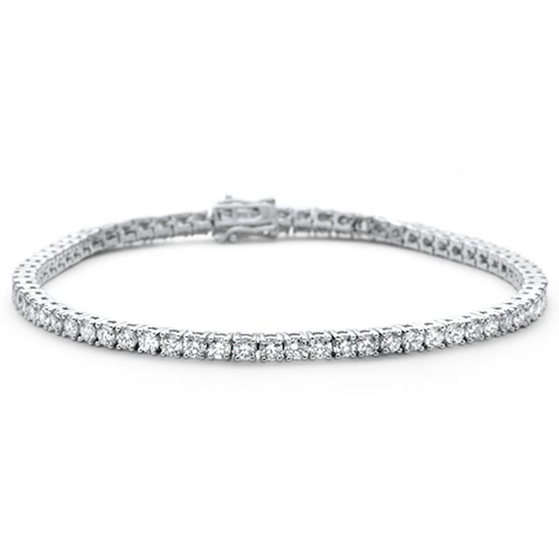 SPECIAL! 5.98ct 14KT White Gold Diamond Tennis Bracelet 8"