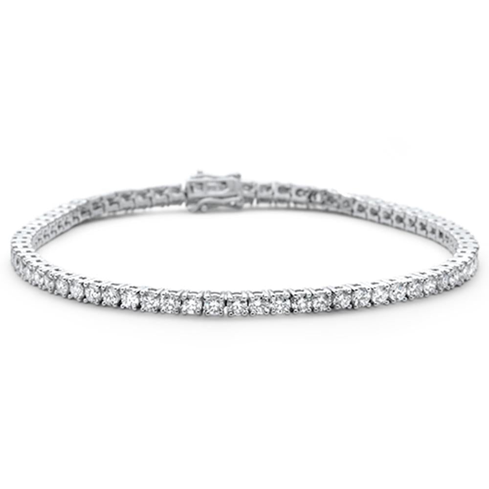 SPECIAL! 2.96ct 14KT White Gold Diamond Tennis Bracelet 7"