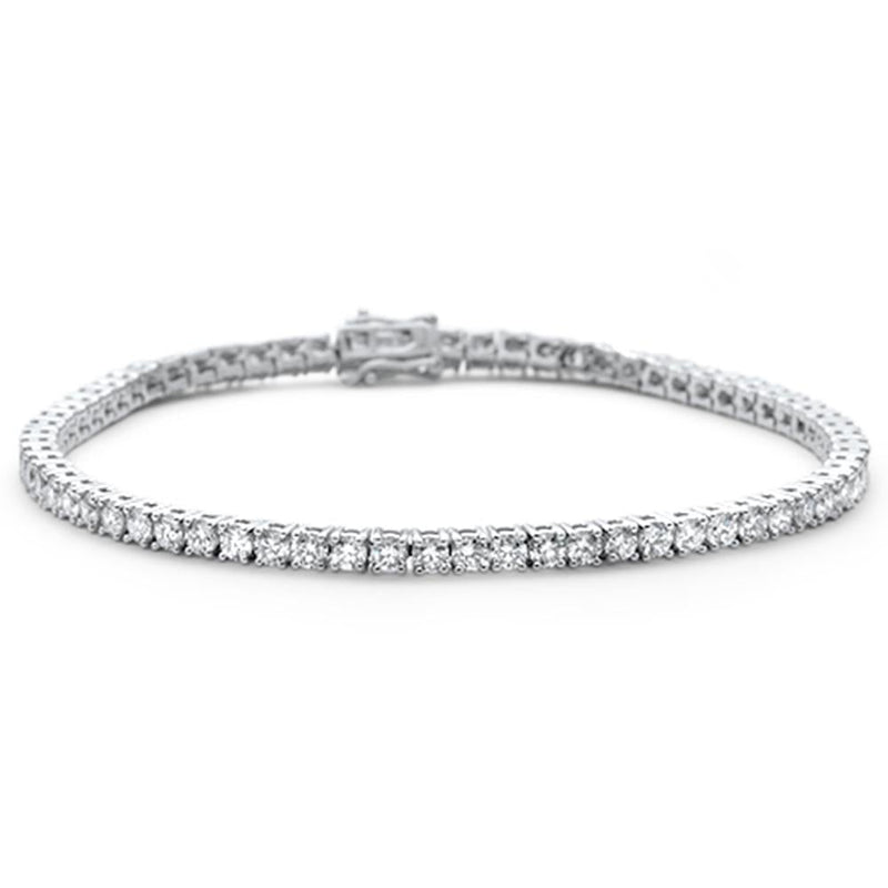 SPECIAL! 2.96ct 14KT White Gold Diamond Tennis Bracelet 7"