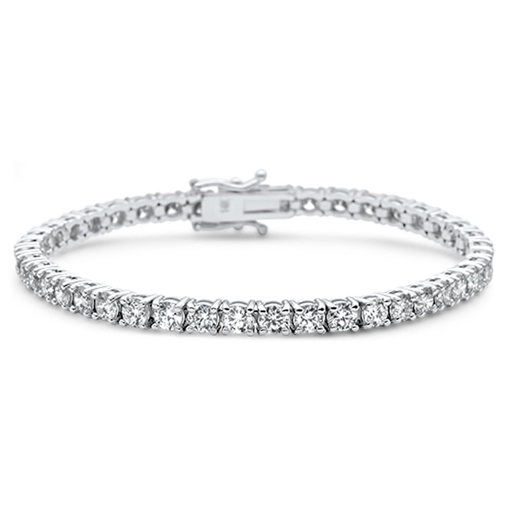 SPECIAL!7.44ct 14K White Gold Diamond Tennis Bracelet 7"