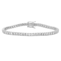 DIAMOND CLOSEOUT! .96ct G SI 14K White Gold Round Diamond Tennis Bracelet 7" Long