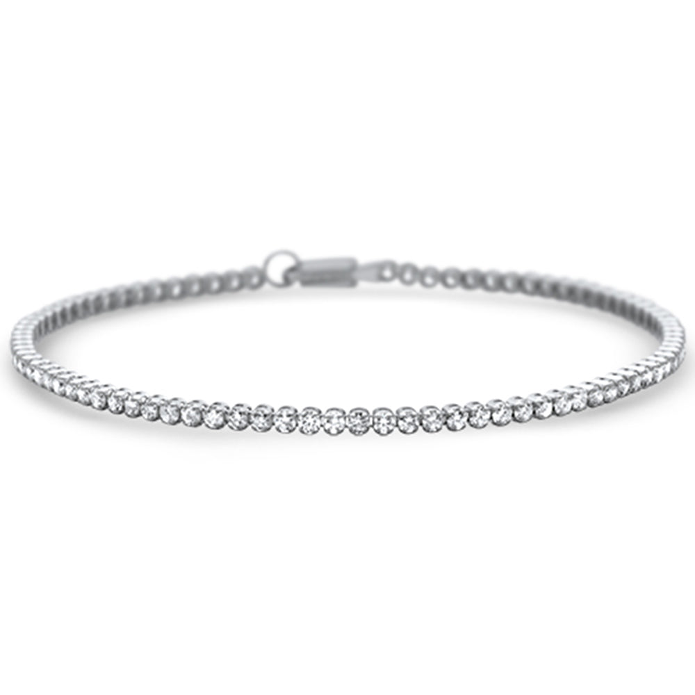 DIAMOND CLOSEOUT!  2.00ct G SI 14K White Gold Diamond Tennis Bracelet 7" Long
