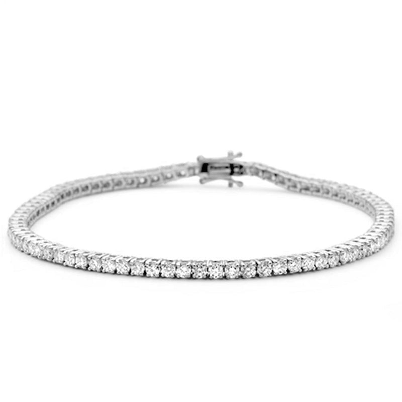 SPECIAL! 2.23ct 14K White Gold Diamond Tennis Bracelet 7"