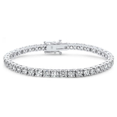 SPECIAL! 8.98ct 14KT White Gold Diamond Tennis Bracelet 7"