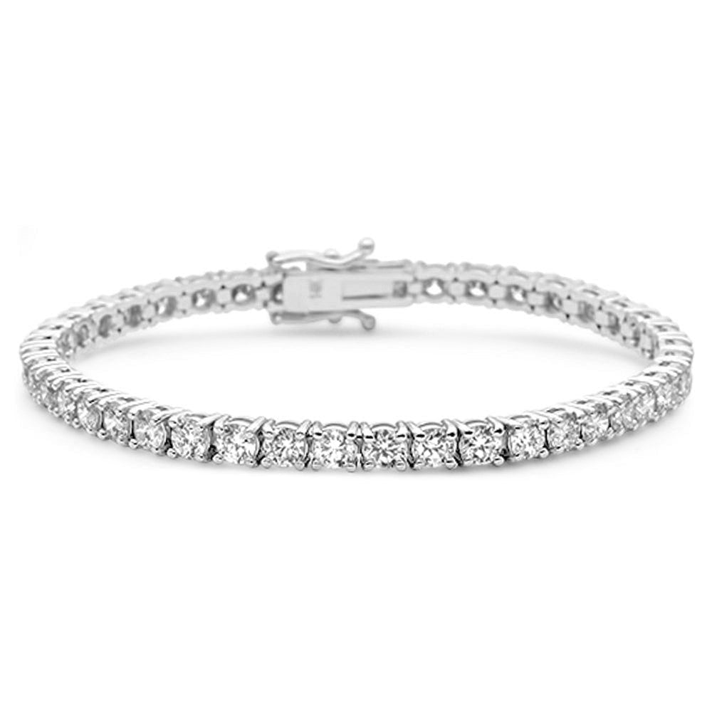 SPECIAL! 5.03ct 14KT White Gold Diamond Tennis Bracelet 7"