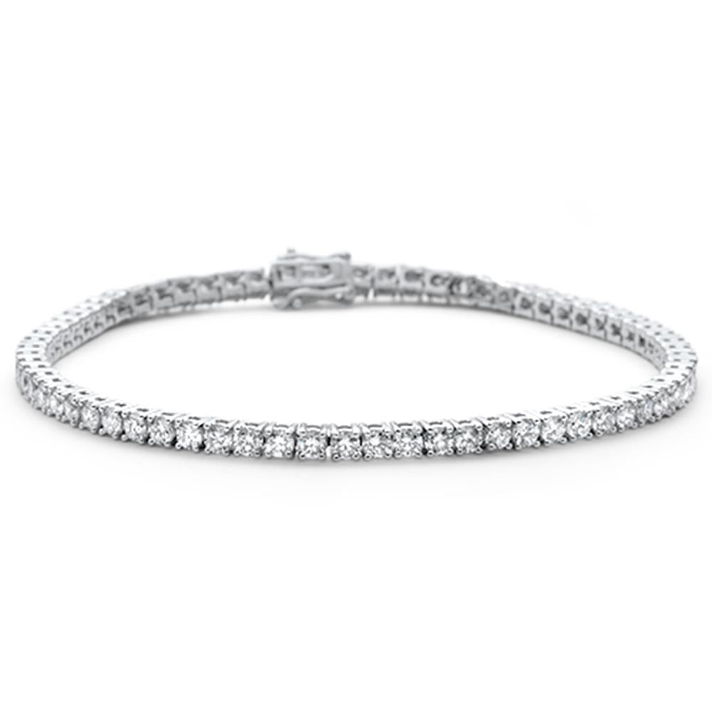 SPECIAL! 3.35ct 14KT White Gold Diamond Tennis Bracelet 7"