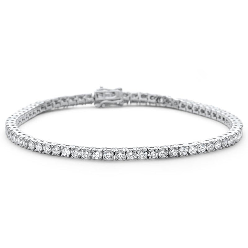 SPECIAL! 3.16ct 14KT White Gold Diamond Tennis Bracelet 7"