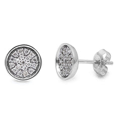 DIAMOND CLOSEOUT!  .25ct Round Diamond Stud Earrings 14kt White gold