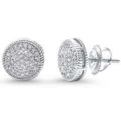 DIAMOND CLOSEOUT! .17ct 14kt White Gold Round Diamond Stud Earrings