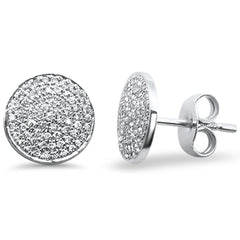 DIAMOND CLOSEOUT!  .22ct 14kt White Gold Micro Pave Diamond Earrings