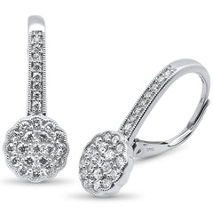 DIAMOND CLOSEOUT!  .50ct 14k White Gold Diamond Drop Dangle Earrings