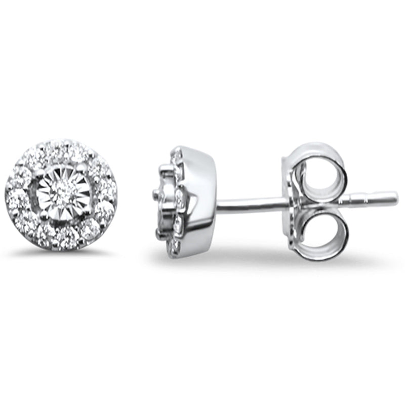 DIAMOND CLOSEOUT! .23ct G SI 14K White Gold Diamond Stud Earrings