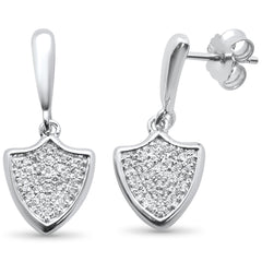 DIAMOND CLOSEOUT! .22CT G SI 10K White Gold Diamond Drop Dangle Earrings