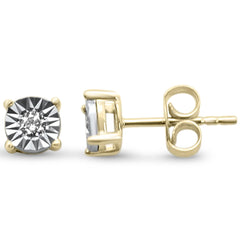 DIAMOND CLOSEOUT! .14ct G SI 14K Yellow Gold Diamond Stud Earrings