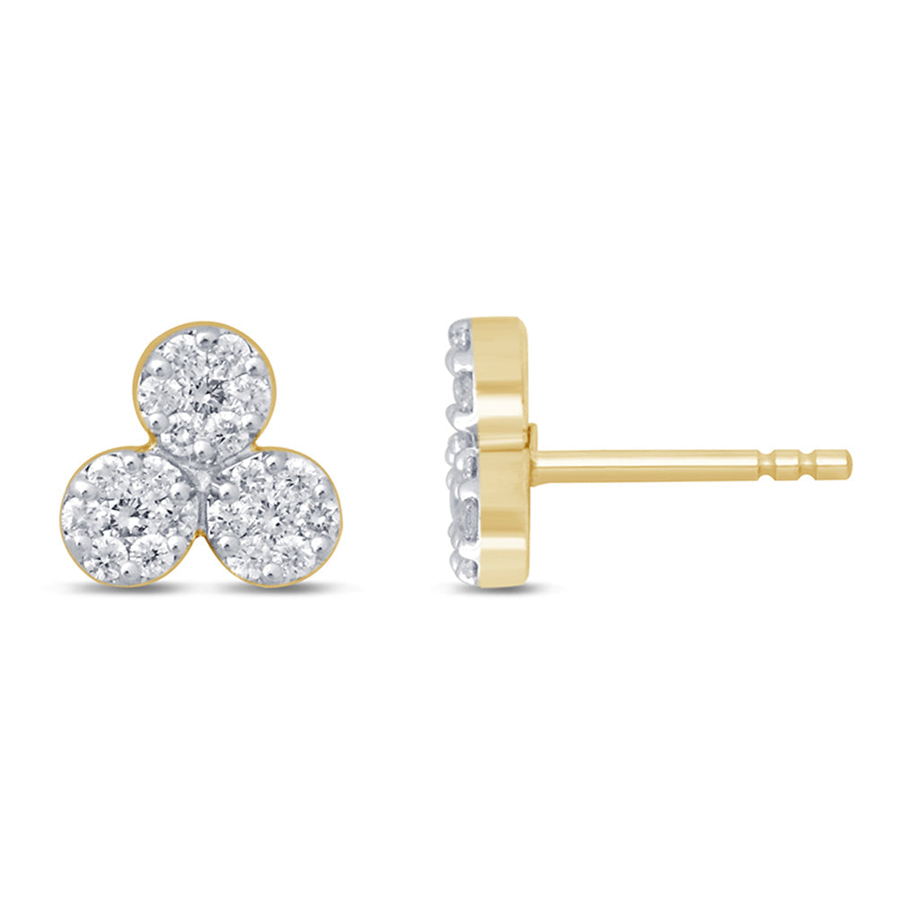 SPECIAL! . .50ct G SI 10K Yellow Gold Diamond Stud Earrings