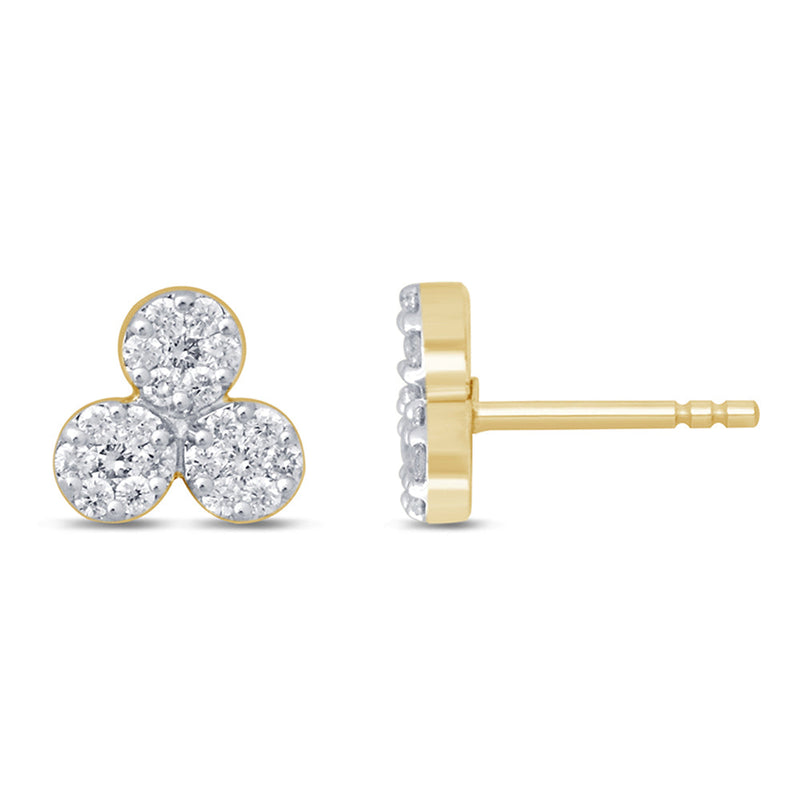 SPECIAL! . .50ct G SI 10K Yellow Gold Diamond Stud Earrings