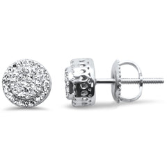DIAMOND CLOSEOUT! .23ct G SI 14K White Gold Diamond Round Fashion Earrings