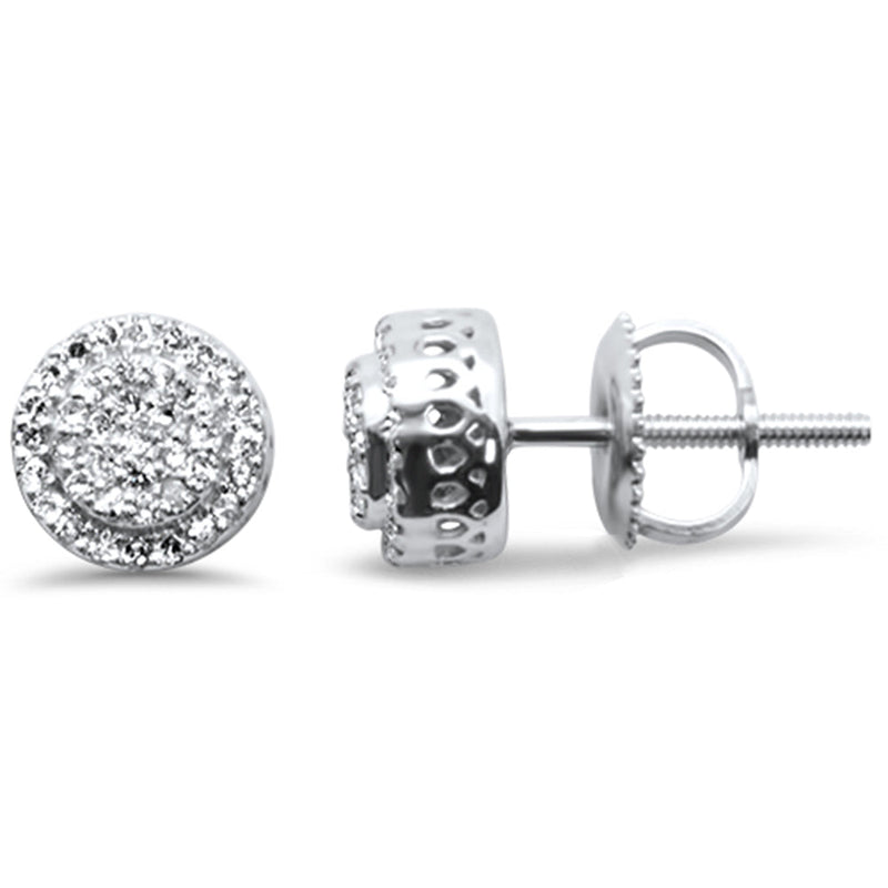 DIAMOND CLOSEOUT! .23ct G SI 14K White Gold Diamond Round Fashion Earrings