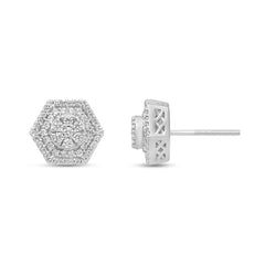 DIAMOND CLOSEOUT!  .47ct G SI 14K White Gold Diamond Fashion Earrings