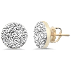DIAMOND CLOSEOUT! 1.00ct G SI 14K Yellow Gold Round Shaped Earrings