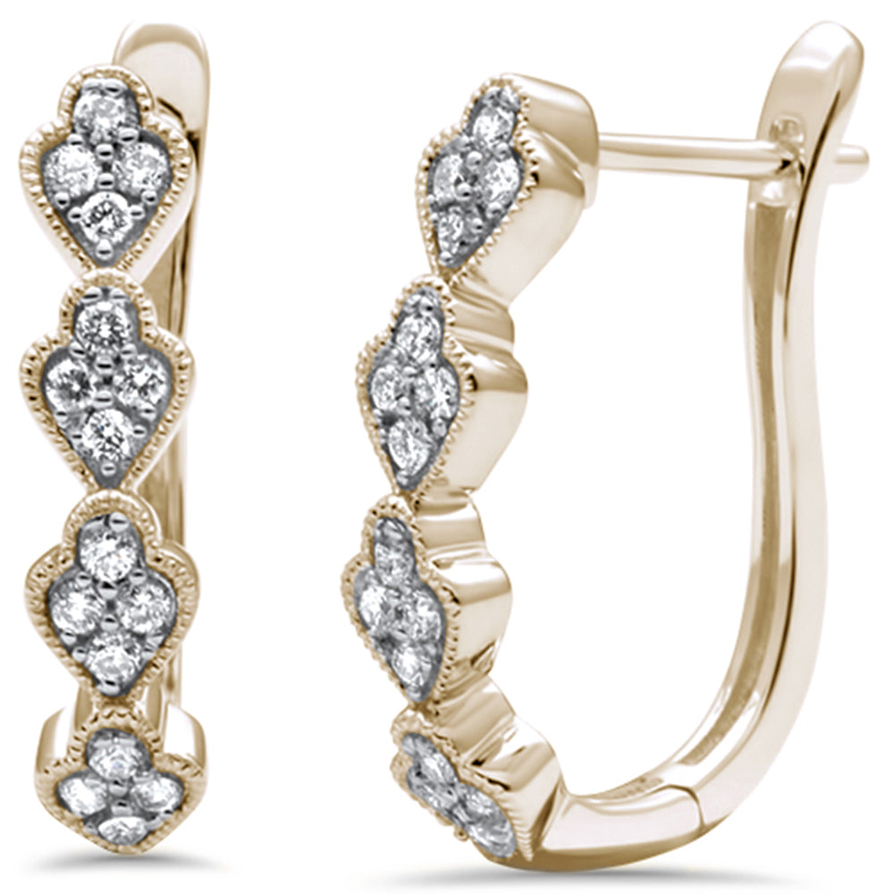SPECIAL! .33ct G SI 14K Yellow Gold Diamond Hoop Earring