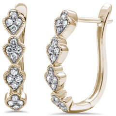 SPECIAL! .33ct G SI 14K Yellow Gold Diamond Hoop Earring