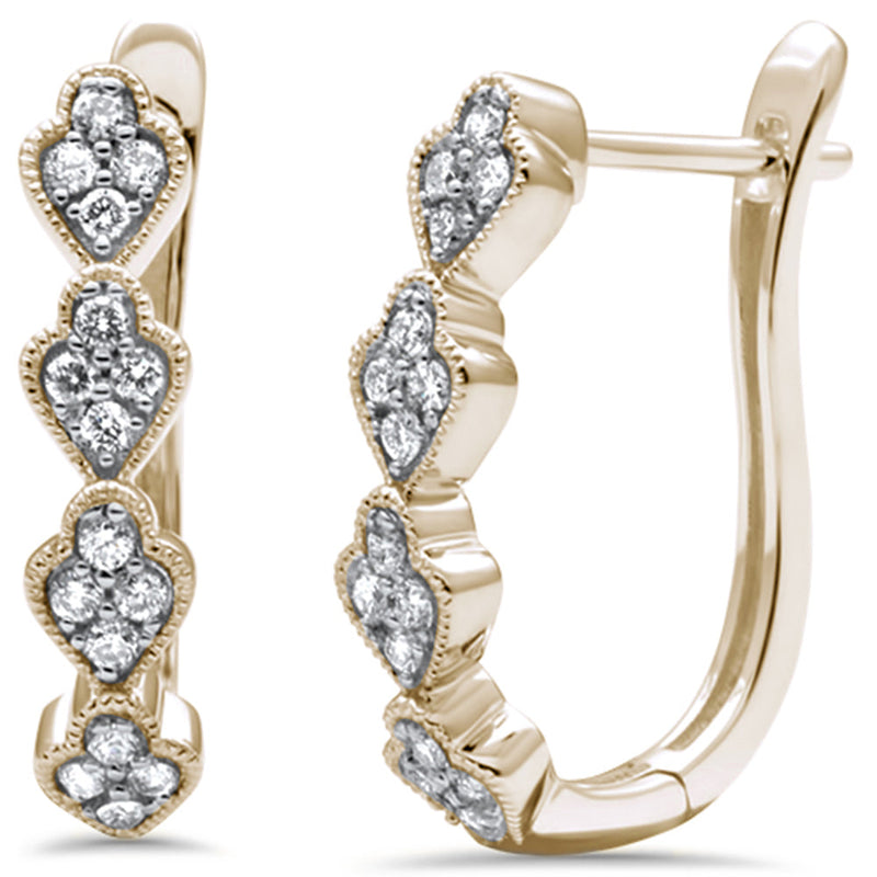 SPECIAL! .33ct G SI 14K Yellow Gold Diamond Hoop Earring