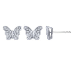 SPECIAL! .15ct G SI 14K White Gold Diamond Butterfly Earring