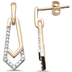 SPECIAL! .20ct G SI 14K Yellow Gold Diamond Ladies Drop Earrings