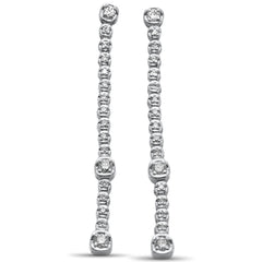SPECIAL! .32ct G SI 14K White Gold Diamond Dangle Earrings